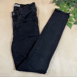 Madewell Roadtripper High Rise Skinny Jeans Black